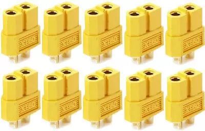 Lot de 10 connecteurs XT60 femelles