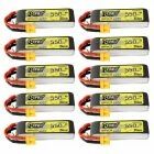 Mega Pack de 10 LiPo R-Line 2S 550mAh 95C - Tattu