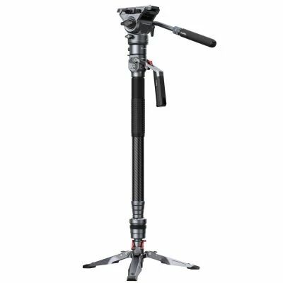 Monopode vid�o 5565 en fibre de carbone avec t�te fluide - SmallRig