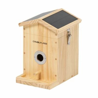 Nichoir  oiseaux en bois avec camra - Camouflage