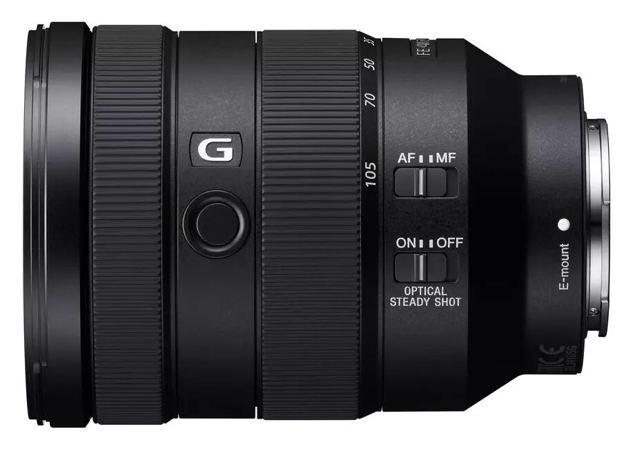 Film De Protection En Vinyle Pour Objectif Sony FE 24-105mm F4 G OSS - Camouflage Noir Ombré, Anti-rayures, Décoratif