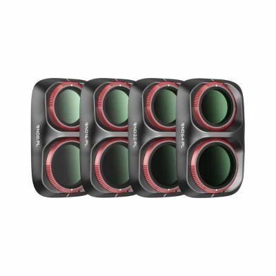 Osmo Pocket 4P Filters - Bright day - 4Pack - Black