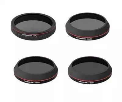 Pack 4 filtres pour DJI Zenmuse X4S (CPL, ND16, ND32, ND64)