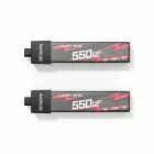 Pack de 2 batteries LiHV 2S 550mAh (BT3.0) - BetaFPV