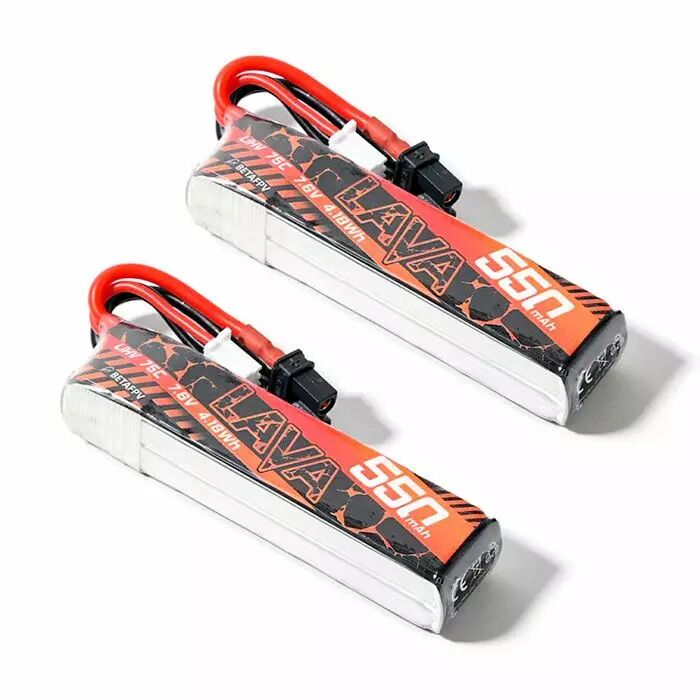 Lot de 2 batteries LiHV BetaFPV LAVA 2S 550mAh 75C (XT30)