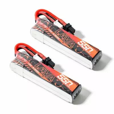 Pack de 2 batteries LiHV LAVA 2S 550mAh 75C (XT30) - BetaFPV