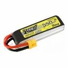 Pack de 3 LiPo R-Line 2S 550mAh 95C - Tattu