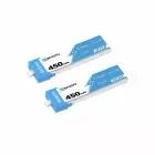 Pack de 4 batteries LiHV 1S 450mAh 30C (BT2.0) - BetaFPV 