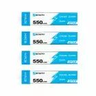 Pack de 4 batteries LiHV 1S 550mAh 40C (BT2.0) - BetaFPV