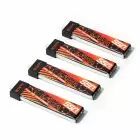 Pack de 4 batteries LiHV LAVA 1S 550mAh 75C (BT2.0) - BetaFPV