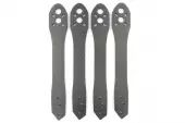 Pack de 4 bras 6\  pour châssis Alien - ImpulseRC