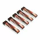 Pack de 5 batteries LiHV LAVA 1S 260mAh 80C (BT2.0) - BetaFPV