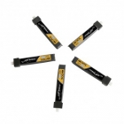 Pack de 5 batteries LiPo 1S 300mAh 75C (BT2.0) - Tattu