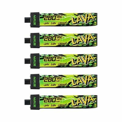 Pack de 5 batteries LiPo LAVA II 1S 280mAh - BetaFPV