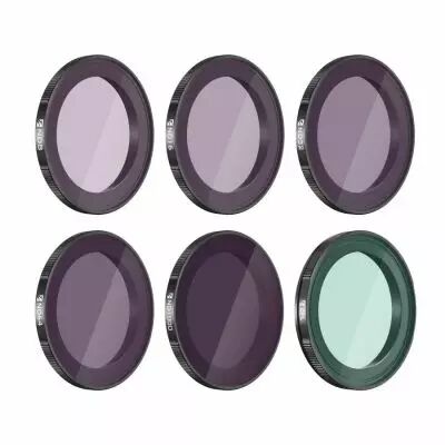 Pack de 6 filtres All Day pour DJI Osmo Action 4 - Freewell