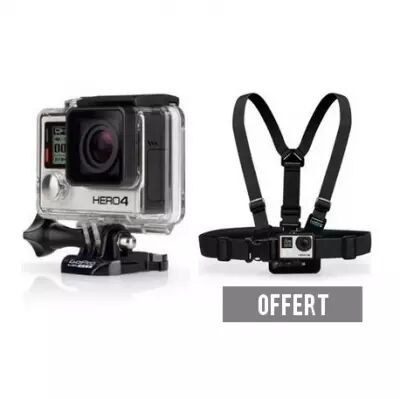 Pack GoPro Hero 4 Black + Harnais (offert) 
