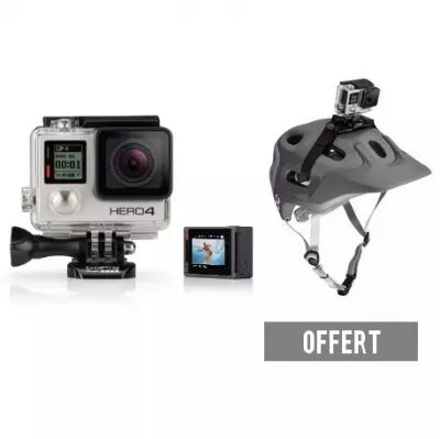 Pack GoPro Hero4 Silver + fixation casque (offert)