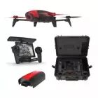 Pack complet: Bebop 2, Skycontroller, valise &eacute;tanche &agrave; roulettes et batterie 2700 mAh - version rouge