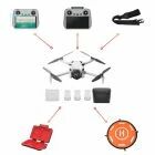 Pack Smart DJI Mini 4 Pro Fly More Combo et DJI RC 2