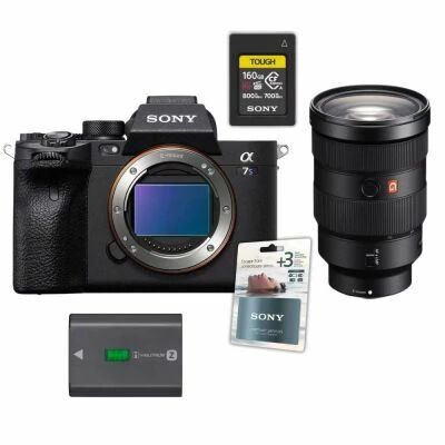 Pack Sony Alpha 7S III + 24-70mm f/2.8 + Batterie + CF 160 Go + Extension de garantie