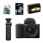 Pack vidéaste Sony ZV-E10 II + 16-50mm + Poignée GP-VPT3 + SD 128Go + 2e Batterie + Extension de garantie