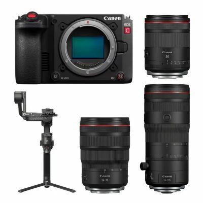 Pack Vido Canon EOS C50 + objectifs + stabilisateur