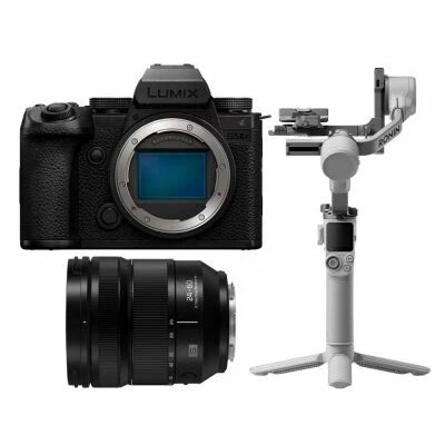 Pack Vid�o Lumix S5IIX + Objectif S 24-60 f/2.8 + DJI RS4 Mini