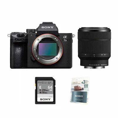 Pack vido Sony Alpha 7 III + Sony FE 28-70 mm f/3.5-5.6 OSS + carte SD 64Go V30 + Extension de Garantie