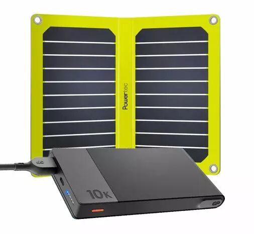 Panneau solaire PT FLAP 16W + Powerbank M2 20000 mAh - Powertec