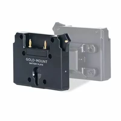 Plaque de batterie gold mount pour support d\'alimentation  double poigne - Tilta 