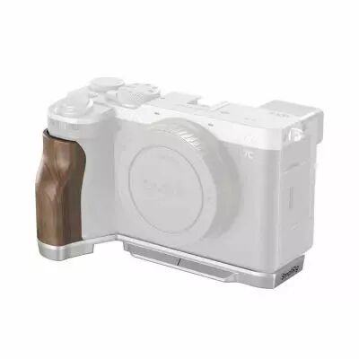 Plaque de montage en L 4796 avec poigne en bois pour Sony Alpha 7C II / Alpha 7CR - SmallRig