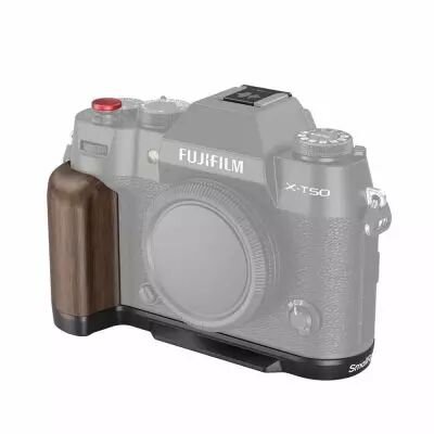 Poigne en bois 4735 en forme de L pour Fujifilm X-T50 - SmallRig