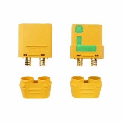 Prise XT90-S m�le et femelle anti-�tincelles (1 paire) - Amass
