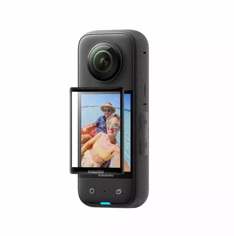 Étui de protection en siliconne en deux parties pour Insta360 X3 LCE