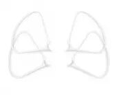 4 protections d'hélices clipsables DJI Phantom 4 - vue de face