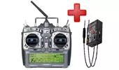 Radio Hitec Aurora 9 X + r�cepteur 9 voies Optima 9