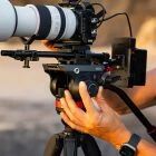 Rotule Vidéo Fluide à base plate type 502 avec trépied 055 3 sections aluminium