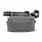 Rotule Vidéo Fluide à base plate type 502 avec trépied 055 4 sections Carbone