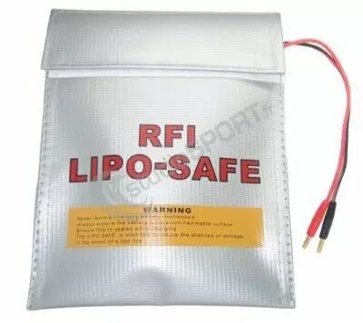 ICQUANZX LiPo Sac de Protection Lipo Batterie de Stockage LiPo Bag Sac de  sécurité Lipo Batterie Sac Lipo Batterie de Stockage Lipo Antidéflagrant  Lipo Safe Bag 235x65x180mm : : Jeux et Jouets