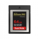  SANDISK CARTE CFEXPRESS EXTREME PRO 64GB 1500/800MB/S (XQD)