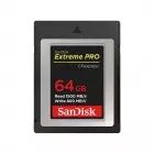  SANDISK CARTE CFEXPRESS EXTREME PRO 64GB 1500/800MB/S (XQD)