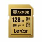 SDXC Pro Gold Series ARMOR UHS-II 128GB V60 IP68 Stainless Steel R280/W210MB/s