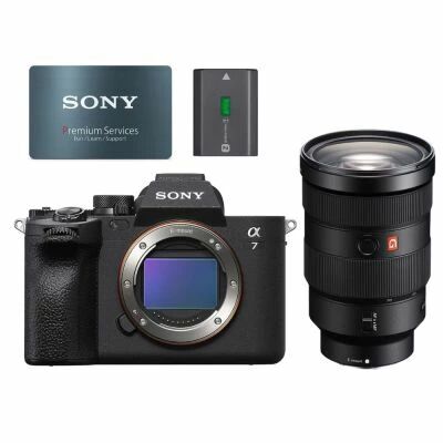 Sony Alpha 7 IV + Objectif FE 24-70mm f/2.8 GM + Extension de garantie + Batterie FZ100