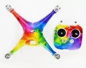 Stickers pour DJI Phantom 4 -Geometrical Rainbow