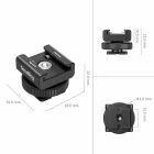 Support 4822 avec griffe Cold Shoe pour microphone sans-fil - SmallRig