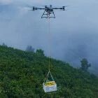 Syst&egrave;me d\'accroche/levage pour DJI Agras T100