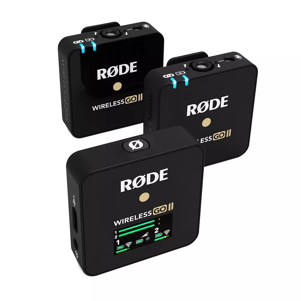 RODE Wireless GO II : le micro sans fil 2,4GHz des vidéastes (2TX+1RX)