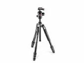 Trépied Befree GT en aluminium noir à 4 sections avec rotule ball - Manfrotto