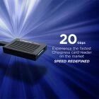 USB3.2 GEN1 (3.1 GEN1,3.0) CARD READER SINGLE SLOT CFEXPRESS 20GB/S WITH TYPE C TO C 60CM CABLE INTEGRAL RETAIL