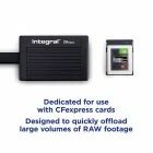 USB3.2 GEN1 (3.1 GEN1,3.0) CARD READER SINGLE SLOT CFEXPRESS 20GB/S WITH TYPE C TO C 60CM CABLE INTEGRAL RETAIL